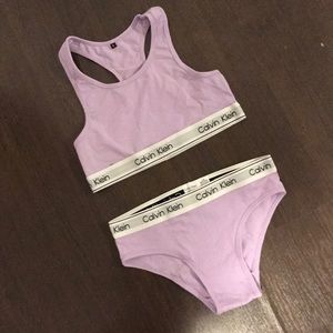 Calvin Klein ✨💜 lilac underwear set 💜✨